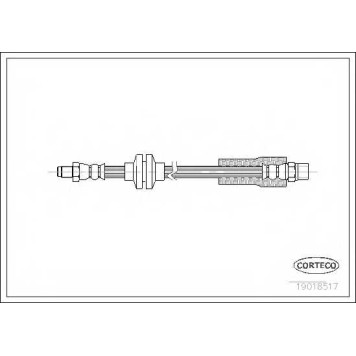 Тормозной шланг CORTECO 19018517