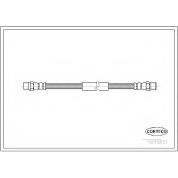 Тормозной шланг CORTECO 19018651