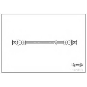 Тормозной шланг CORTECO 19018879
