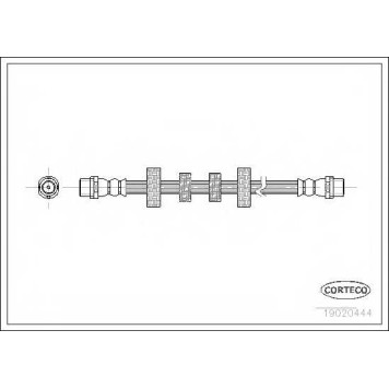 Тормозной шланг CORTECO 19020444