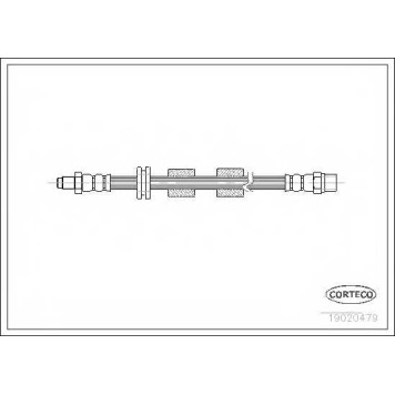 Тормозной шланг CORTECO 19020479