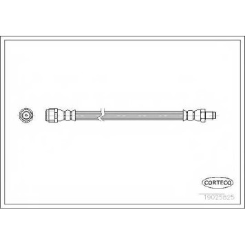 Тормозной шланг CORTECO 19025825