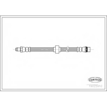 Тормозной шланг CORTECO 19025910