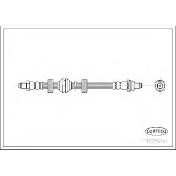 Тормозной шланг CORTECO 19026461
