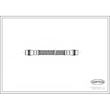 Тормозной шланг CORTECO 19030132