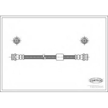 Тормозной шланг CORTECO 19030495