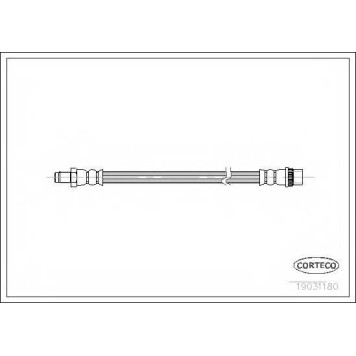 Тормозной шланг CORTECO 19031180