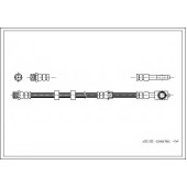 Тормозной шланг CORTECO 19031632