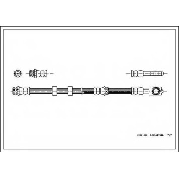 Тормозной шланг CORTECO 19031632