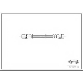 Тормозной шланг CORTECO 19031655