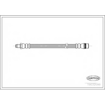 Тормозной шланг CORTECO 19032099