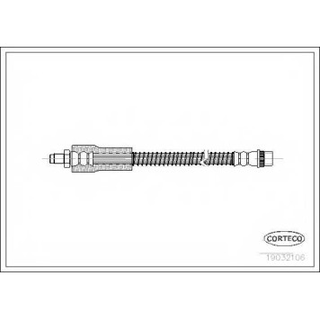 Тормозной шланг CORTECO 19032106