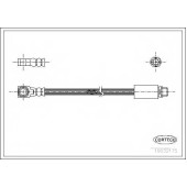 Тормозной шланг CORTECO 19032175