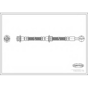 Тормозной шланг CORTECO 19032276