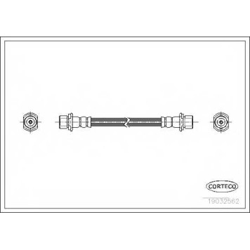 Тормозной шланг CORTECO 19032562