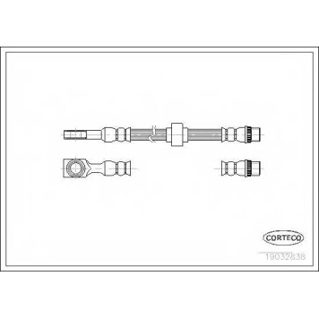 Тормозной шланг CORTECO 19032838