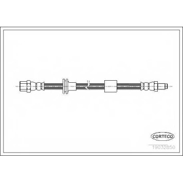 Тормозной шланг CORTECO 19032850