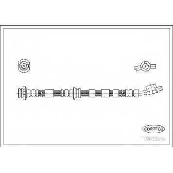 Тормозной шланг CORTECO 19032856