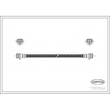 Тормозной шланг CORTECO 19032893