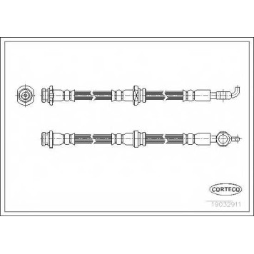 Тормозной шланг CORTECO 19032911