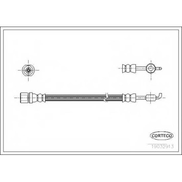 Тормозной шланг CORTECO 19032913