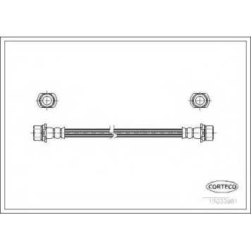 Тормозной шланг CORTECO 19033081
