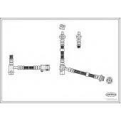 Тормозной шланг CORTECO 19033543