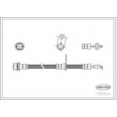 Тормозной шланг CORTECO 19033578