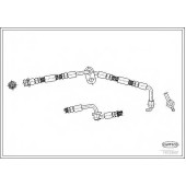 Тормозной шланг CORTECO 19033601