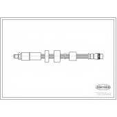 Тормозной шланг CORTECO 19034948