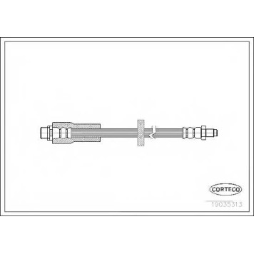 Тормозной шланг CORTECO 19035313