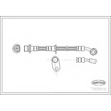 Тормозной шланг CORTECO 19035732