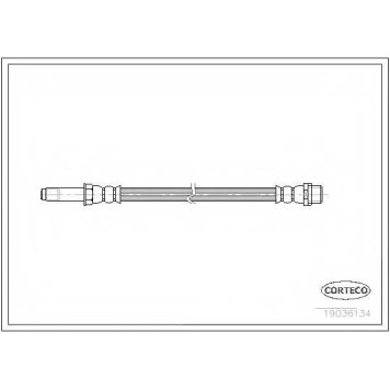 Тормозной шланг CORTECO 19036134