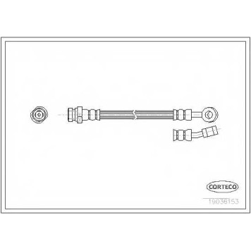 Тормозной шланг CORTECO 19036153