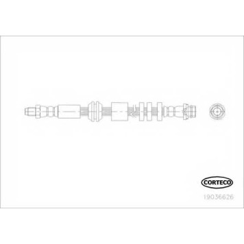 Тормозной шланг CORTECO 19036626