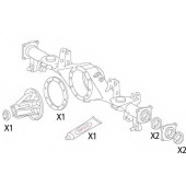 Комплект прокладок, дифференциал CORTECO 19536220