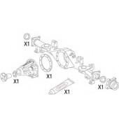 Комплект прокладок, дифференциал CORTECO 19536236