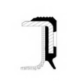 Сальник коленвала CORTECO B1BASLRSX7FT Simmerring / 20031223B