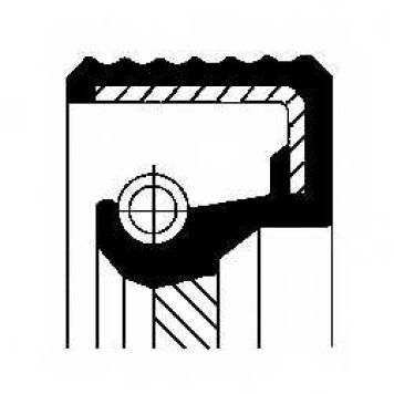 Сальник коленвала CORTECO BASLVRSX7 Simmerring / 20034699B