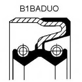 Уплотняющее кольцо раздаточной коробки CORTECO B1BADUO Simmerring / 01029599B