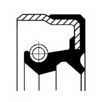 Сальник дифференциала CORTECO B1BASL2X2 Simmerring / 01026325B