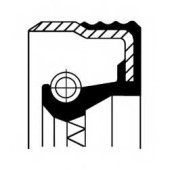 Сальник дифференциала CORTECO B1BASLDRWSFX7 Simmerring / 01031980B