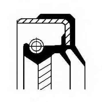 Уплотняющее кольцо раздаточной коробки CORTECO B1BASLRDSFX6 Simmerring / 01034861B