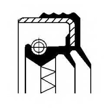 Сальник дифференциала CORTECO B1BASLSFDRWX67 Simmerring / 12016062B