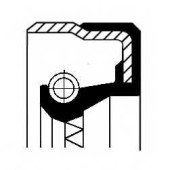 Сальник ступицы колеса CORTECO B1BASLSFSEDRWX2 Simmerring / 01032572B