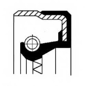 Уплотняющее кольцо раздаточной коробки CORTECO B1BAVIDRW Simmerring / 01019463B