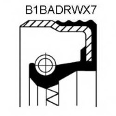 Сальник дифференциала CORTECO B1BADRWX7 Simmerring / 12014190B