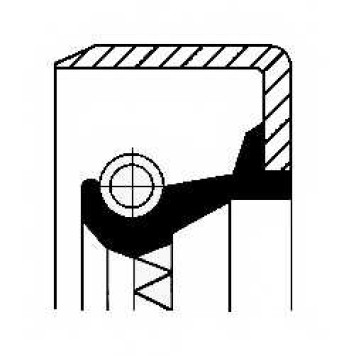 Сальник коробки передач CORTECO B1DRW Simmerring / 12012592B