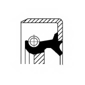 Сальник дифференциала CORTECO B1SLRD Simmerring / 12012074B