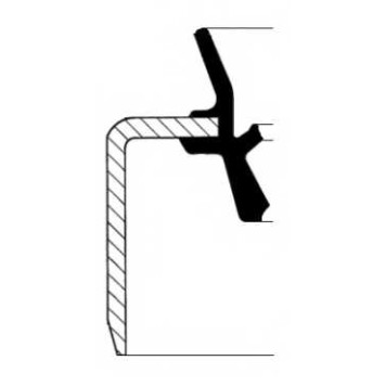 Сальник ступицы колеса CORTECO B1SLSFOF Simmerring / 07015468B